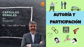 AUTORÍA Y PARTICIPACIÓN  Derecho Penal  Teoría del delito  coautoría  determinador  cómplcie [upl. by Kcirderf]