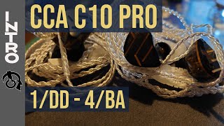 CCA C10 PRO Earphones 1DD 4BA unbox [upl. by Quarta]