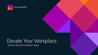 Klarinet  Elevate Your Workplace [upl. by Ynnig280]