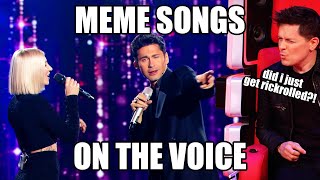 MEME Songs on The Voice  Top 10 [upl. by Daren654]