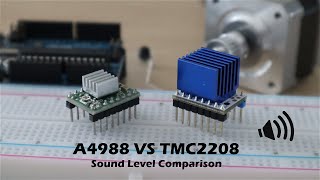 TMC2208 Vs A4988 Stepper Motor Driver Sound Level Comparison [upl. by Letnom]