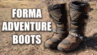 Long Term Review of Forma Adventure Boots Motorcycle Gear [upl. by Araic]