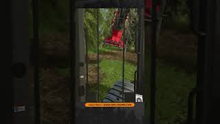 fdrlogging farmingsimulator22 excavator logging forestry simulation tree gaming logginglife [upl. by Hadihsar]