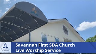 Savannah First Seventhday Adventist Church Worship Service  8172024 [upl. by Annairol433]