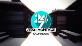 247 Clan Montage  Krunker Edit [upl. by Etnad]