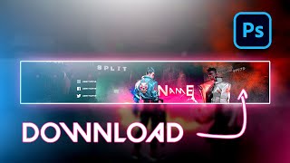 VALORANT 💥 Gaming Banner Template Download FREE GFX for YouTube Channel Art in Photoshop 2023 [upl. by Nalliuq]