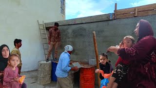 Professor Nowruz and his family in helping to build Hassan Castle [upl. by Anabel464]