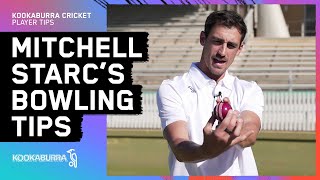 Mitchell Starcs Bowling Tips Updated 2023  Kookaburra Cricket [upl. by Capriola60]