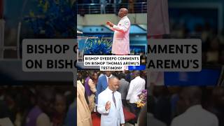 Bishop Aremu Testified That He Was One Of The First 8 Members Of The Church  Bishop David Oyedepo [upl. by Esaertal]