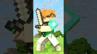 Alex VS 1000 PILLAGERS  Minecraft Animation [upl. by Georgetta]