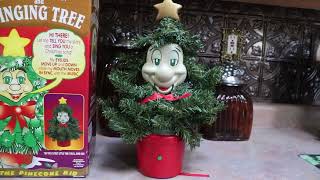 Telco 1997 Animated Pine Cone Kid Talking Christmas Tree Review [upl. by Sarid40]