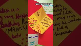 bday gift short art viralvideo youtubeshorts trending reels BMcraft0864 [upl. by Freberg]