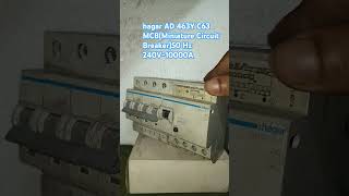 hagar AD 463Y C63 MCBMiniature Circuit Breaker50 Hz 240V10000A [upl. by Addiel]