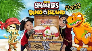 Zuru Smashers Dino Island Pt2 Mega Egg Dino Egg [upl. by Odidnac450]