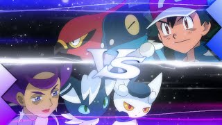 Pokemon Frogadier and Talonflame vs Meowstic Part 1 [upl. by Eidda616]