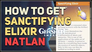 How to get Sanctifying Elixir Genshin Impact [upl. by Dniren]