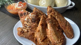 How To Deep Fry Tasty Red Snapper Simple Red Snapper Recipe [upl. by Laertnom924]