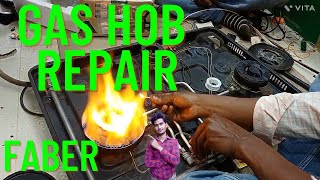 faber hob top gas stove repair  faber gas stove repair  faber utopia hob full repair [upl. by Schroer125]