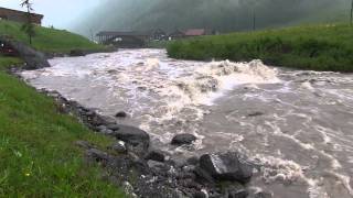 Muotathal Hochwasser Muota [upl. by Aivatnohs]