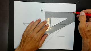 64 Perspective Drawing OnePoint Measured Inclines Part 1 [upl. by Gass963]