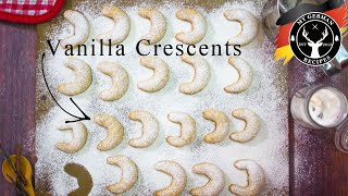 How to make Vanilla Crescents  Almond Crescent Cookies  Vanillekipferl ✪ MyGermanRecipes [upl. by Ardied417]