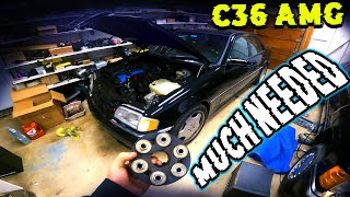 My C36 AMG Gets Much Needed Maintenance  Flex Discs and Transmission Service [upl. by Lull]