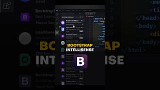 I Built a Bootstrap UI in VS Code Using ONLY Extensions webdevlopment vscode bootstrap css css3 [upl. by Norrehs]