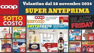 volantino IPERCOOP dal 28 novembre 2024 ✅ SottoCosto Sconti fino 50 anteprima 🔥 Offerte promozioni [upl. by Nichole261]