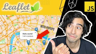 Javascript Interactive Map with Leaflet EASY with Marker Clusters amp Popups [upl. by Audette]