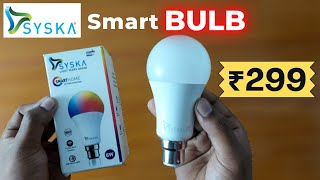 Syska Smart LED Light  Smart Bulb💡 Syska SSKSMW8WC WiFi Smart Bulb [upl. by Akiaki]