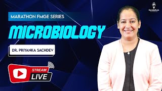 Marathon FMGE Series Microbiology by Dr Priyanka Sachdev  Cerebellum Academy [upl. by Jesus]