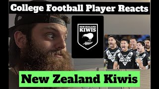 College Football Player REACTS to the NEW ZEALAND KIWIS [upl. by Ranip]