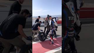 Why do these people change bike tires in air shortvideo [upl. by Nomyad]