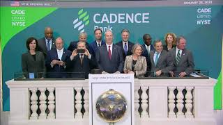 Cadence Bank NYSE CADE Rings The Opening Bell® [upl. by Asilim]