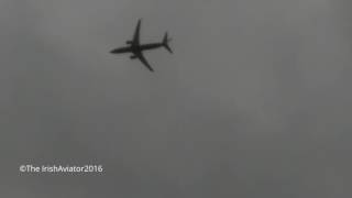 RARERyanair Aborted Landing Dublin DUB with ATC [upl. by Maro41]