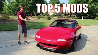 Top 5 First Mods for NA MX5 Miata  Occasional Track Use [upl. by Heriberto]