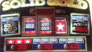 SOLID GOLD £10 JACKPOT LONG PLAYJACKPOTS AND TOP GAMES [upl. by Shepard]