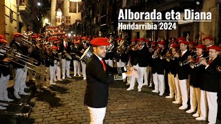 Alborada y Diana  Alarde Hondarribia 2024  Txingudi Online [upl. by Megdal]