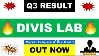 Divis Lab Q3 Results 2024  Divis lab result  Divis lab share latest news  divis lab share  divis [upl. by Kloster]