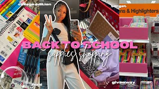 BACK TO SCHOOL SUPPLIES SHOPPING  HAUL 2024 [upl. by Nibbs]