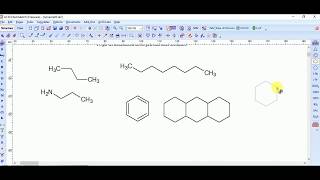 Chemsketch tutorial how to draw chemical structures Lecture 1 [upl. by Narcissus]