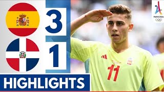 🔴Spain vs Dominican Republic 31 Extended HIGHLIGHTS  PARIS OLYMPICS 2024 [upl. by Isabella825]