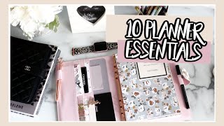 10 Planner Essentials I Cant Live Without You need these [upl. by Attiuqahs259]