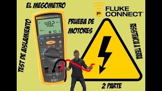 FLUKE  El megometro de Fluke 1507  Caracteristicas y como utilizarlo en nustro trabajo 2º PARTE [upl. by Lovett]