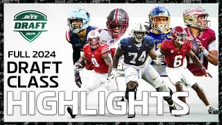 Game Highlights Of NY Jets 2024 NFL Draft Class [upl. by Cara]