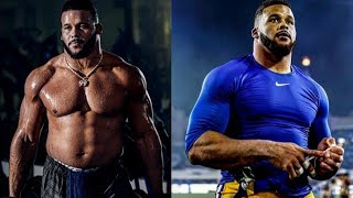 Aaron Donald NFL 1 WorkoutTraining [upl. by Riatsala24]