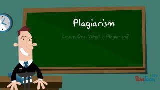 Plagiarism Lesson One [upl. by Doloritas]