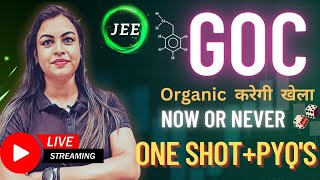 GOC one shot complete chapter theoryPYQ  jee mains pyq organicchemistry jee [upl. by Jimmie]