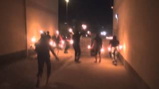 Bahrain  Angry demonstrators attacking riot police Sitra [upl. by Androw487]