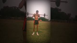 Arms practice for chin Ups Assam policeassampolicecommando runingmotivation [upl. by Reinke810]